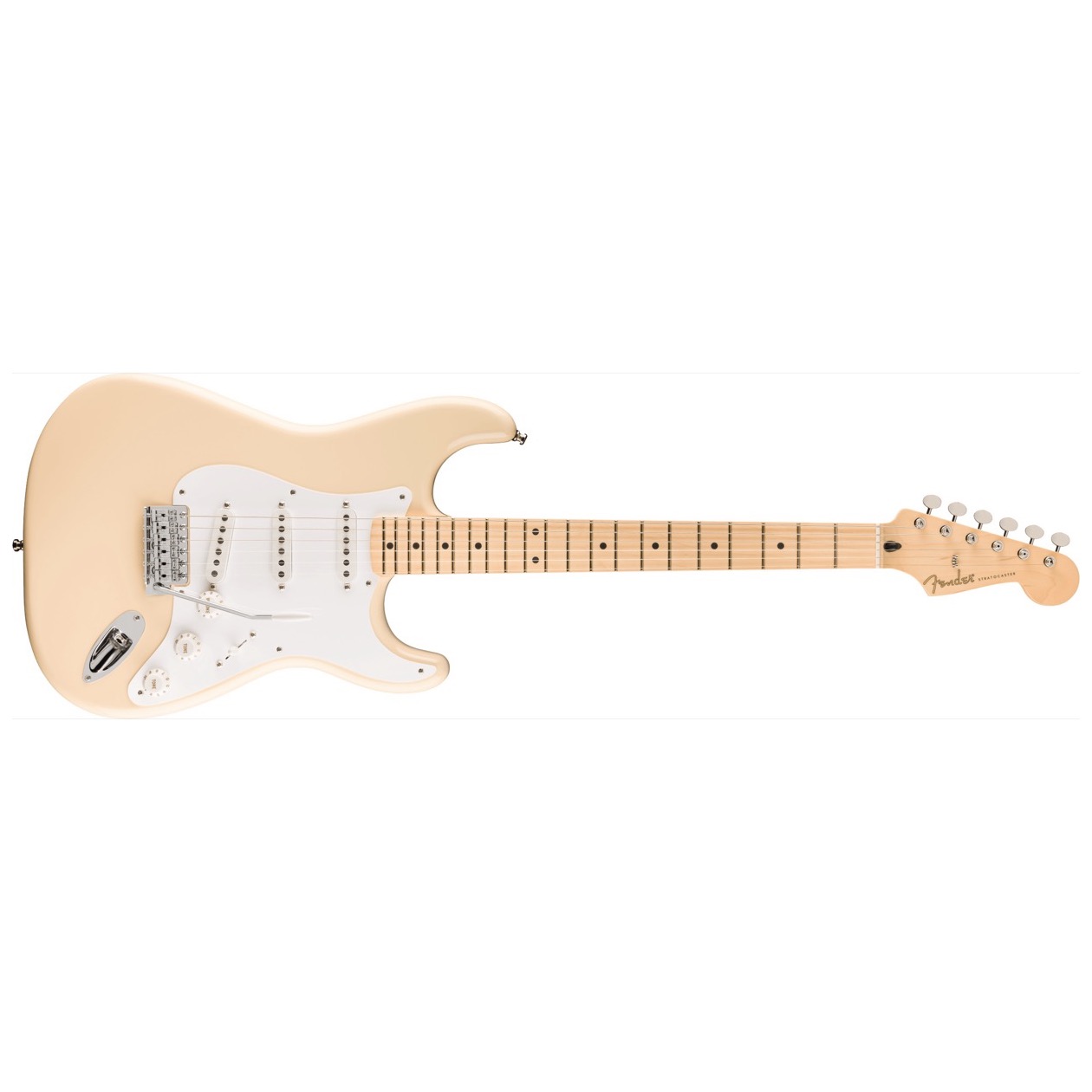 Fender Signature Jimmie Vaughan Tex-Mex Strat, Maple Fingerboard, Olympic White Model 0139202305 Inclusief Fender Deluxe Gigbag