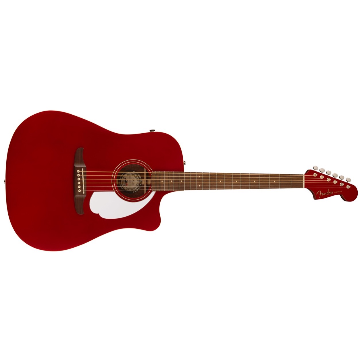 Fender Redondo Player, Walnut Fingerboard, White Pickguard, Candy Apple Red