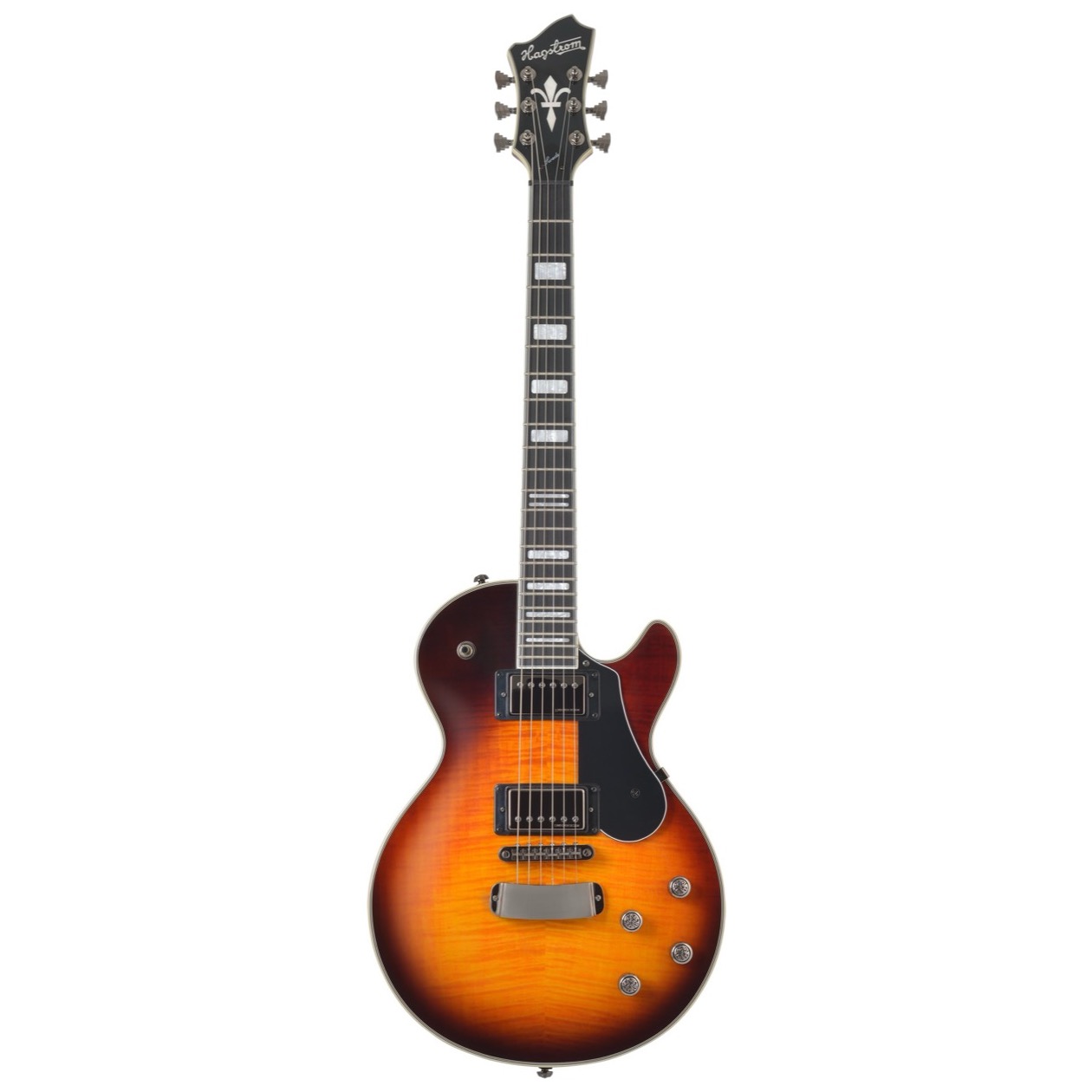 Hagstrom Swede Limited, Tiger Burst, Single Cut Classic Elektrische Gitaar