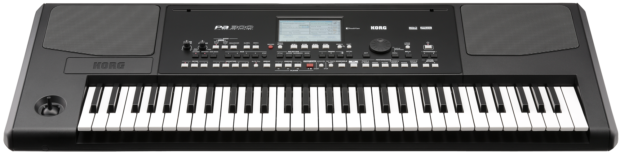 Korg PA 300 / PA300 Professional Arranger Entertainer Keyboard, 61 toetsen