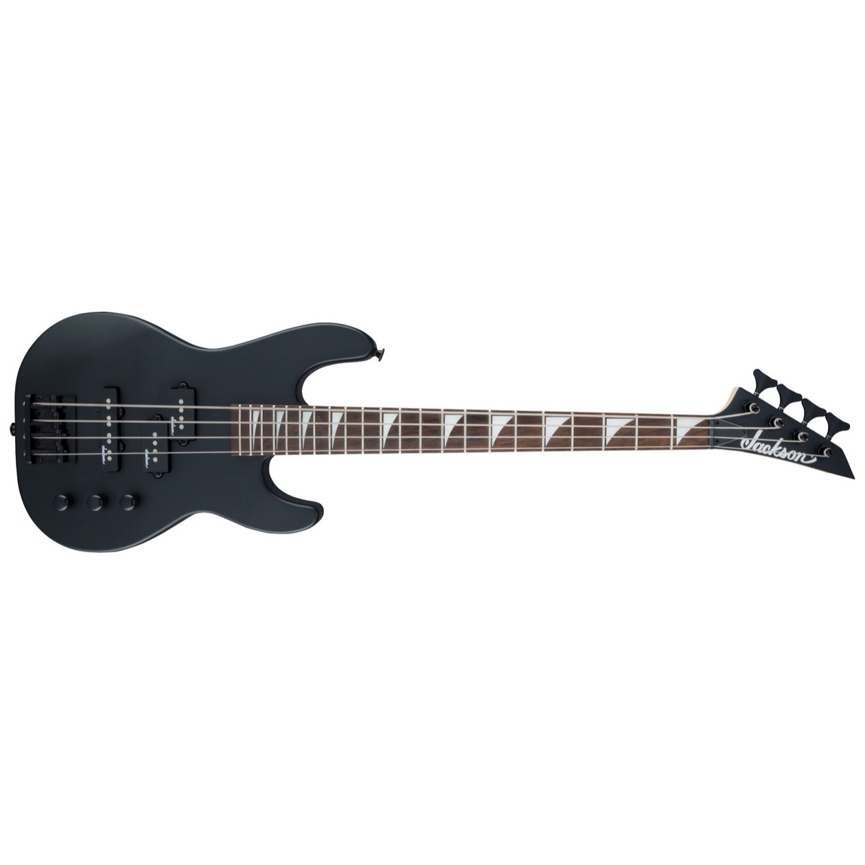 Jackson JS Series Concert Bass Minion JS1X, Amaranth Fingerboard, Satin Black Model 2915556568 Bass Gitaar