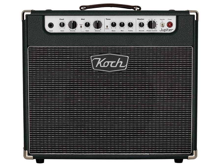 Koch Jupiter Series Guitar combo "Jupiter" 45W ATR J45/C112G Green inclusief Footswitch