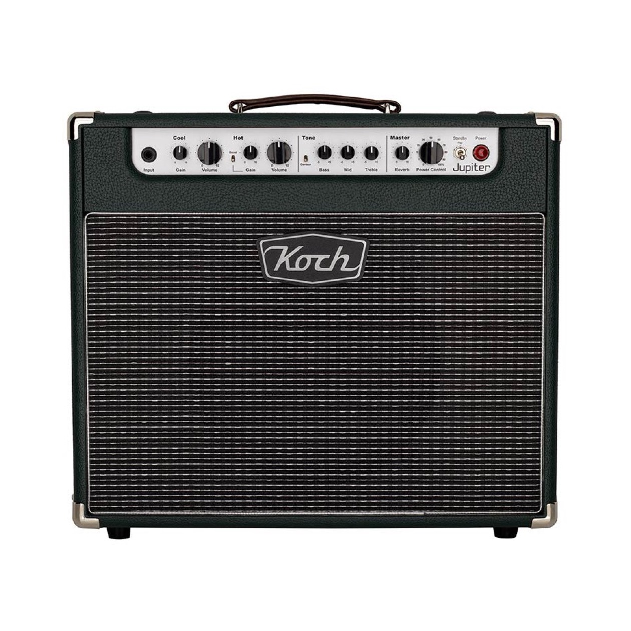Koch Jupiter Series Guitar combo "Jupiter" 45W ATR J45/C112G Green inclusief Footswitch