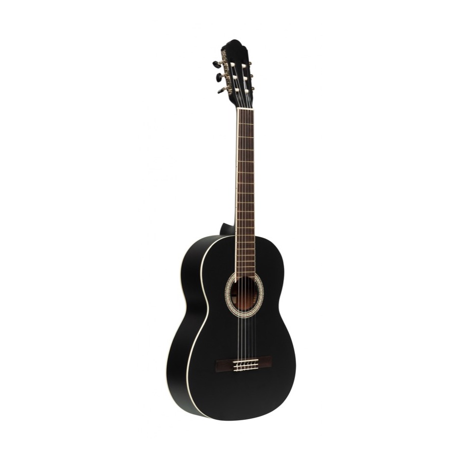 Stagg SCL 70 BLK / SCL70 Black Klassieke gitaar met Sparren top, Zwart
