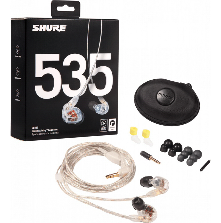 Shure SE 535 CL Pro / SE535 CL Professional Sound Isolating Earphones B STOCK