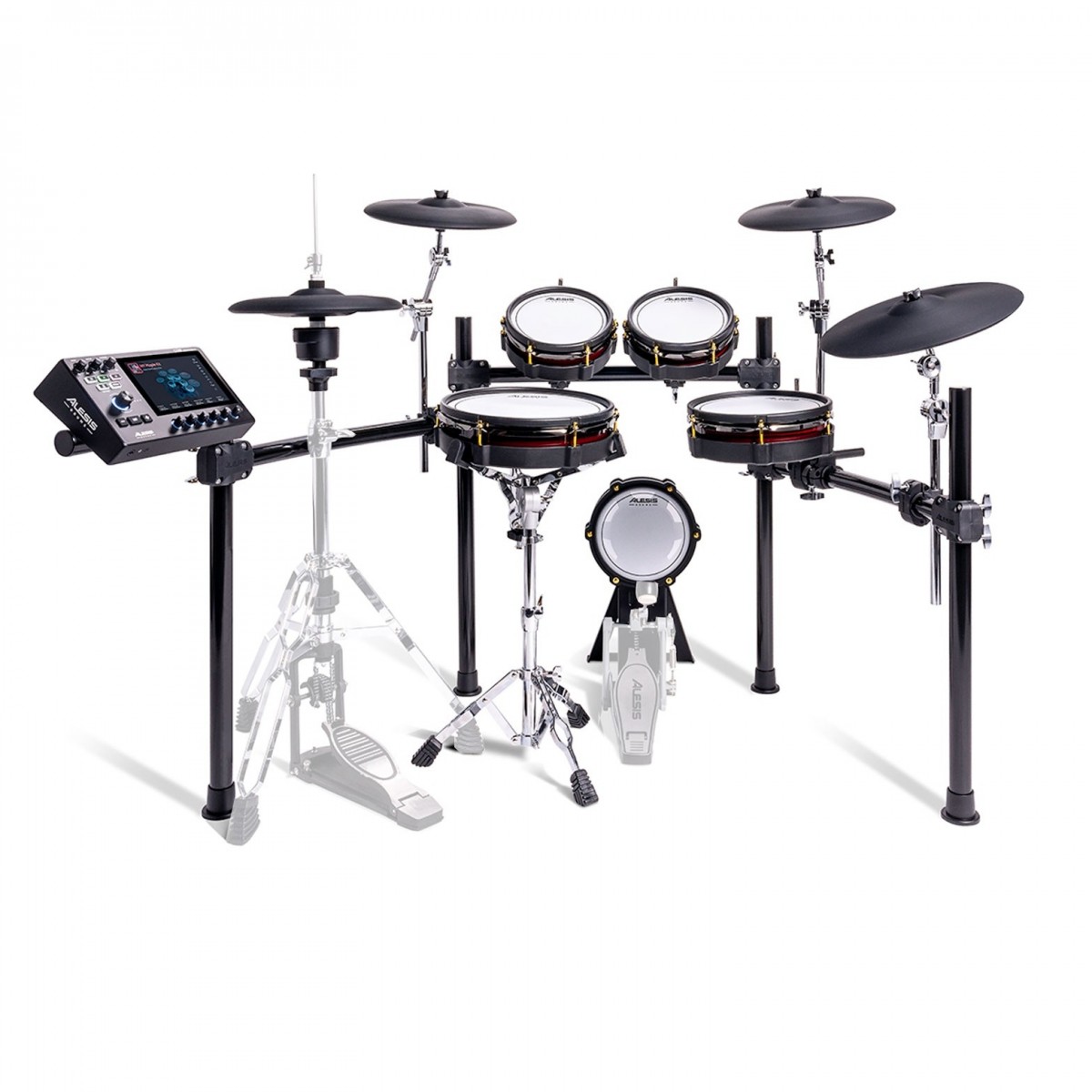 Alesis Strata Core Nine Piece Electronic Drum Kit Exclusief Kick Pedaal en Hi-Hat Standaard