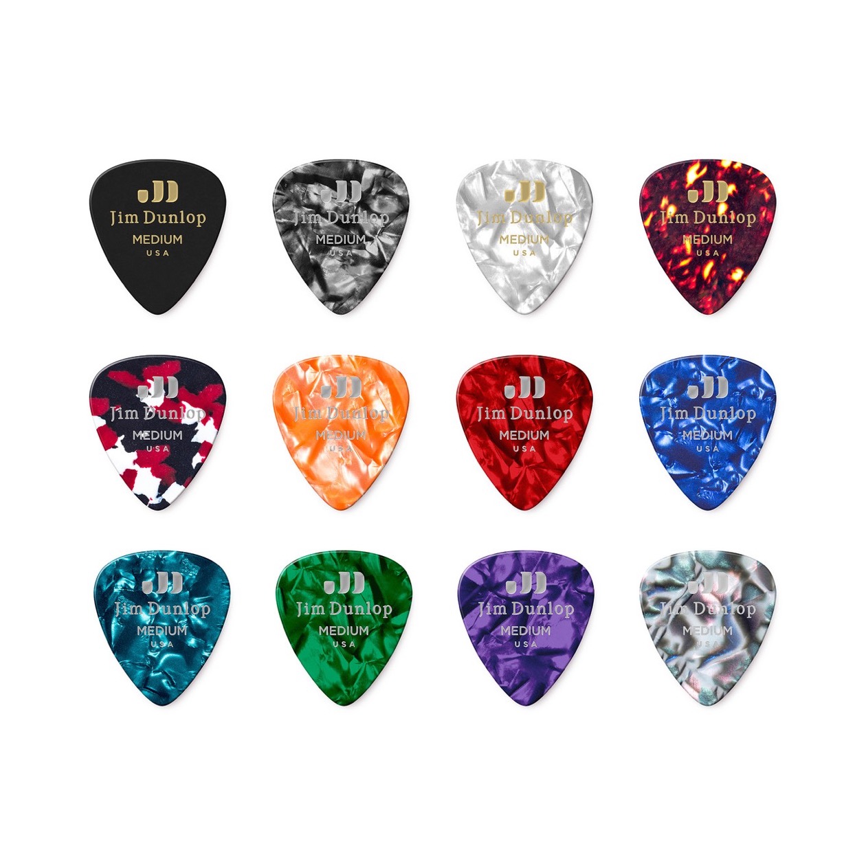 Dunlop Gitaar Plectrum PVP 106 Variety Pack medium bag of 12