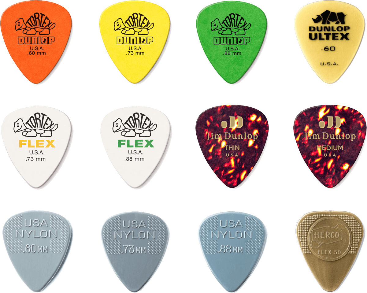 Dunlop Gitaar Plectrum PVP 112 Variety Pack Acoustic bag of 12
