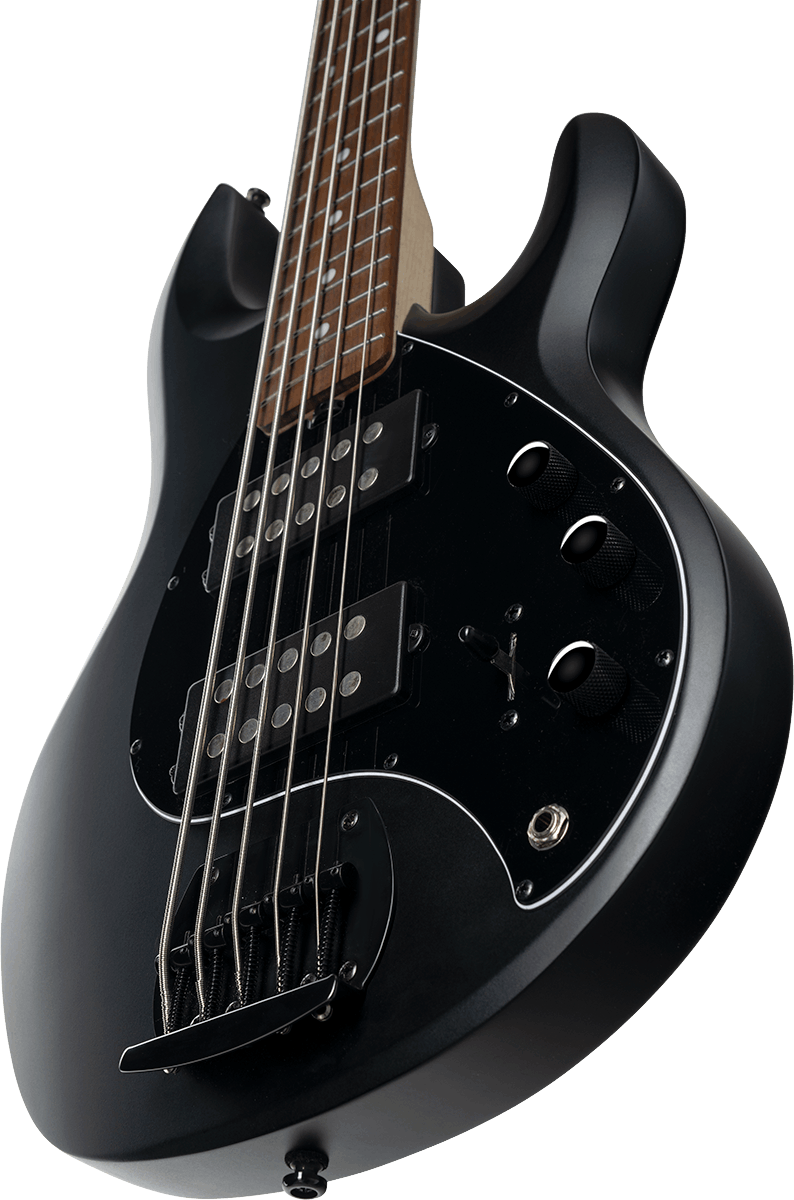 Sterling by Music Man - Stingray 5 HH Bas Stealth Black