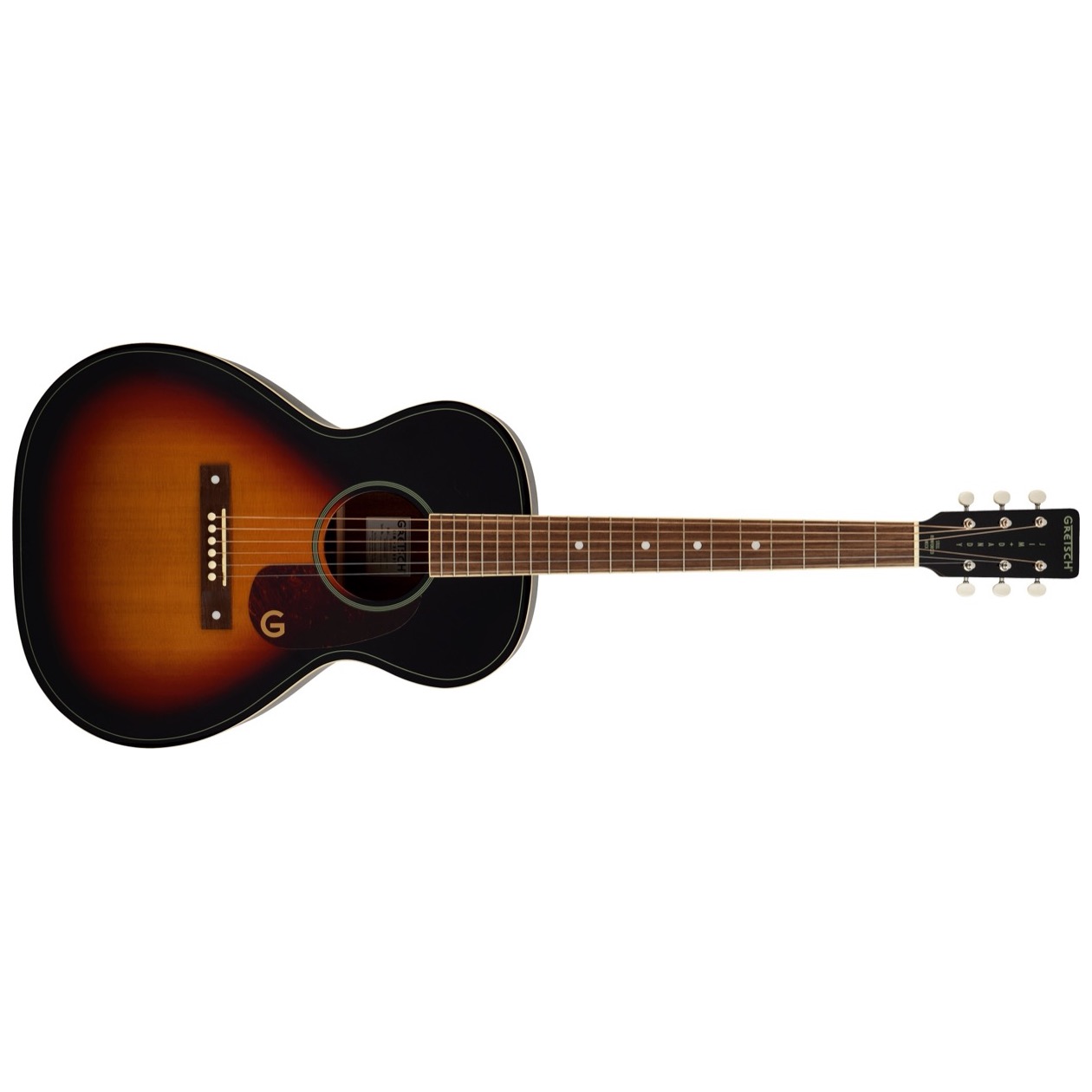 Gretsch Jim Dandy Concert LTD, Solid Top, Walnut Fingerboard, Heritage Burst Model 2711102036