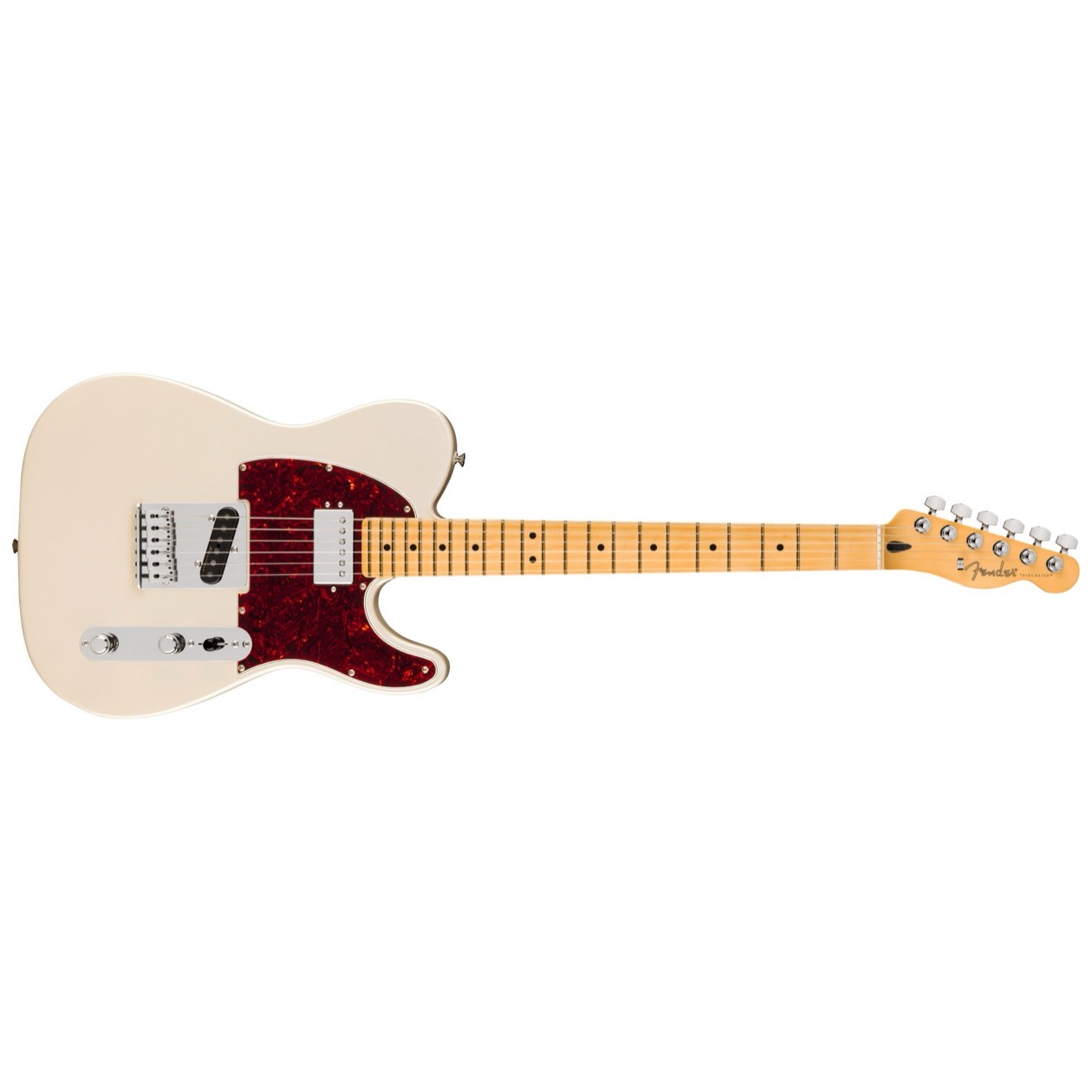 Fender Player II Modified Telecaster SH, Maple Fingerboard, Olympic Pearl Model 0147482323 Inclusief Fender Deluxe Gigbag