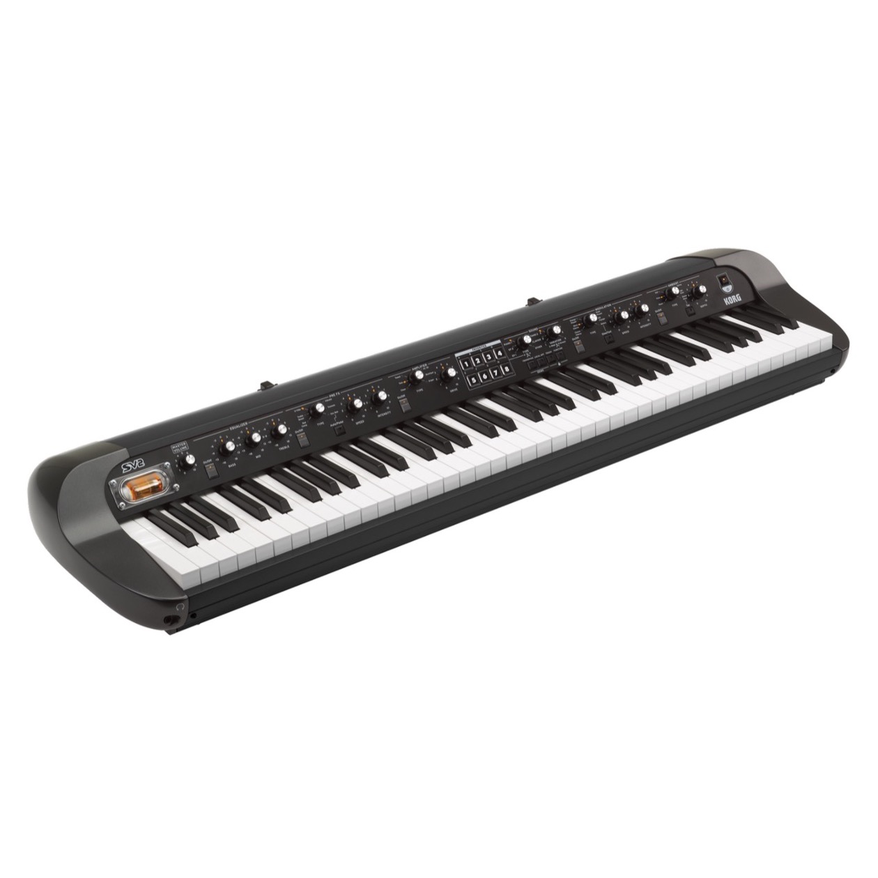 Korg SV 2 - 73 / SV2 - 73 Digitale Piano, 73 toetsen RH3, zwart, zonder Luidsprekers