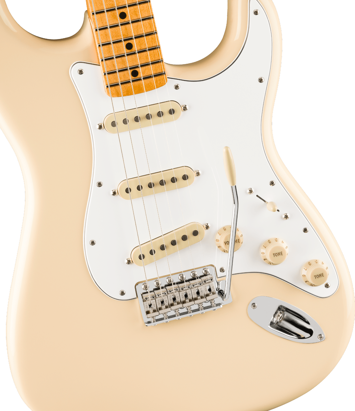 Fender Signature Jimi Hendrix Stratocaster, Maple Fingerboard, Olympic White Model 0145802305 Inclusief Fender Deluxe Gigbag