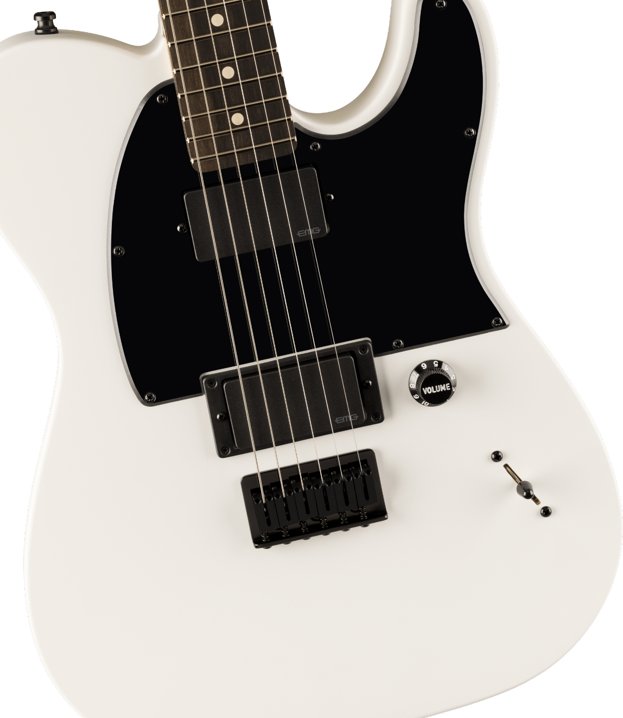 Fender Signature Jim Root Telecaster, Ebony Fingerboard, Flat White Model 0134444780 Inclusief Fender Deluxe Black Tweed Hardshell Case