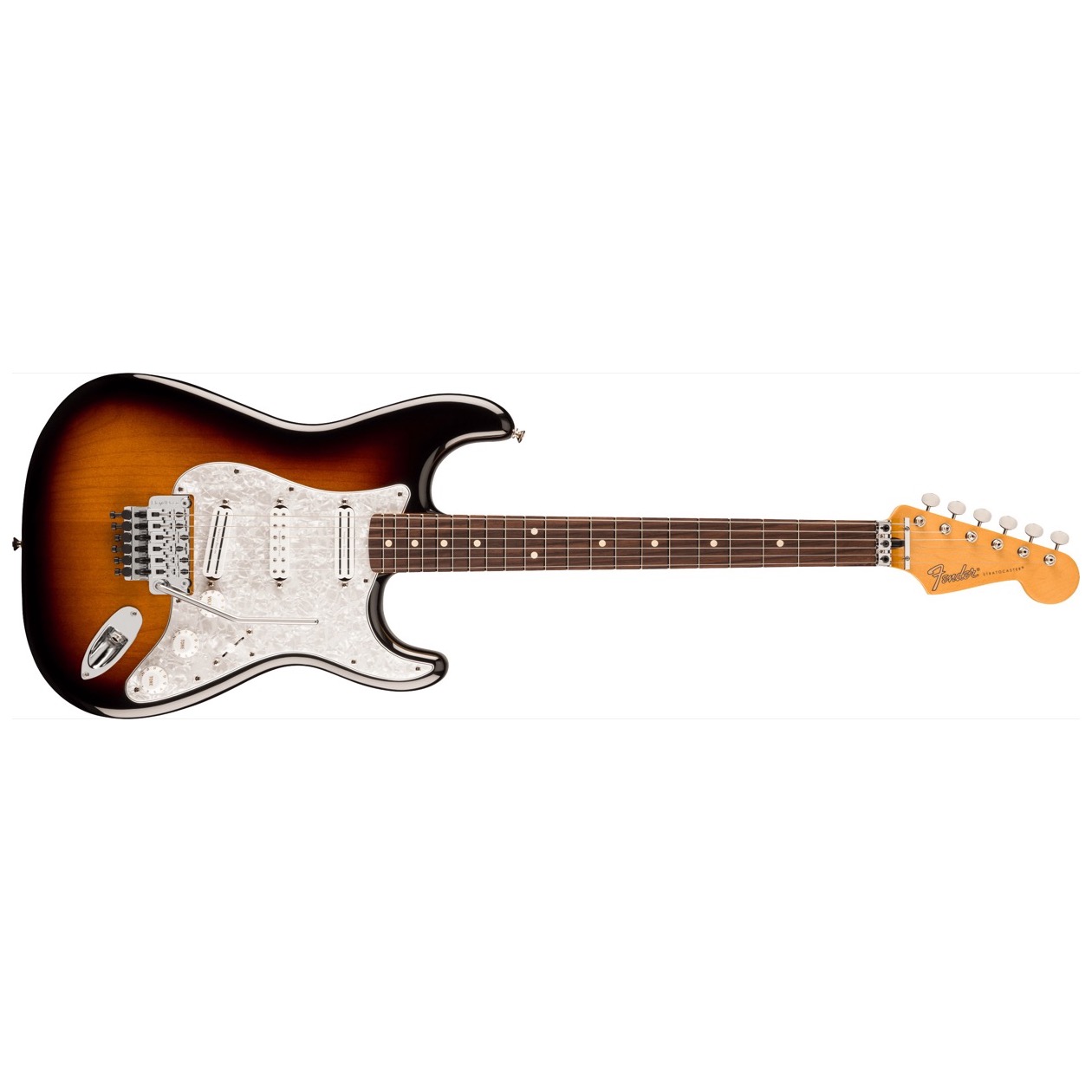 Fender Signature Dave Murray Stratocaster, Rosewood Fingerboard, 2-Color Sunburst Model 0141010303 Inclusief Fender Deluxe Gigbag