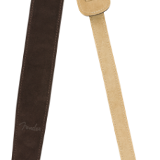 Fender Reversible Suede Strap 2" Brown/Tan Model 0990691021 Gitaarband