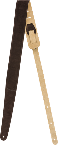 Fender Reversible Suede Strap 2" Brown/Tan Model 0990691021 Gitaarband