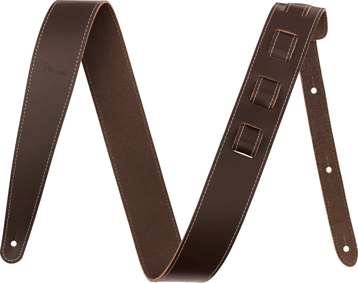 Fender 2" Essentials Economy Strap, Brown Model 0990642121 Gitaarband
