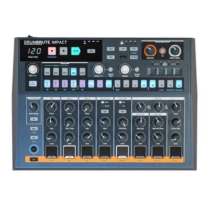 Arturia DrumBrute Impact Analoge drummachine met Krachtige Sounds en Dynamische Functies