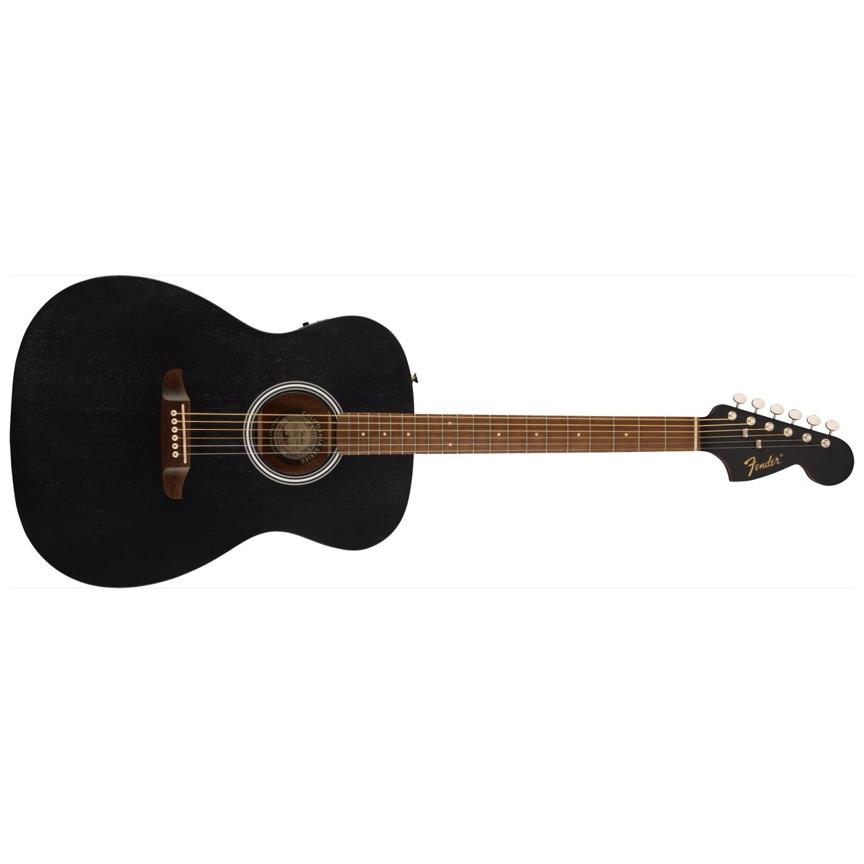 Fender Monterey Standard, Walnut Fingerboard, Black Top Model 0973052111 Electro Western Gitaar Inclusief Fender Gigbag