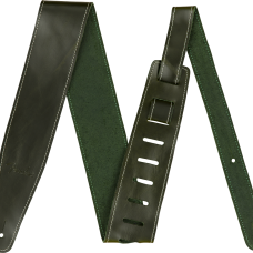 Fender Broken-In Leather Strap, Green 2.5" Gitaarband Model 0990641062