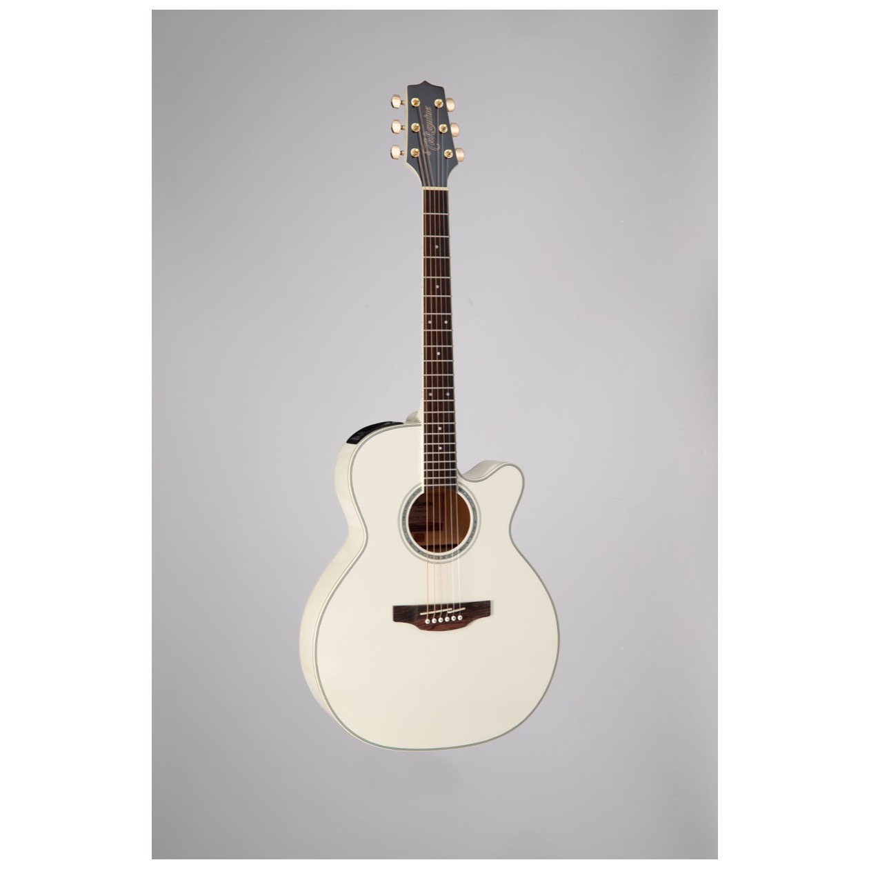 Takamine GN 37 CE PW / GN37 CEPW NEX Cutaway Pearl White Electro Western Gitaar Inclusief Gigbag
