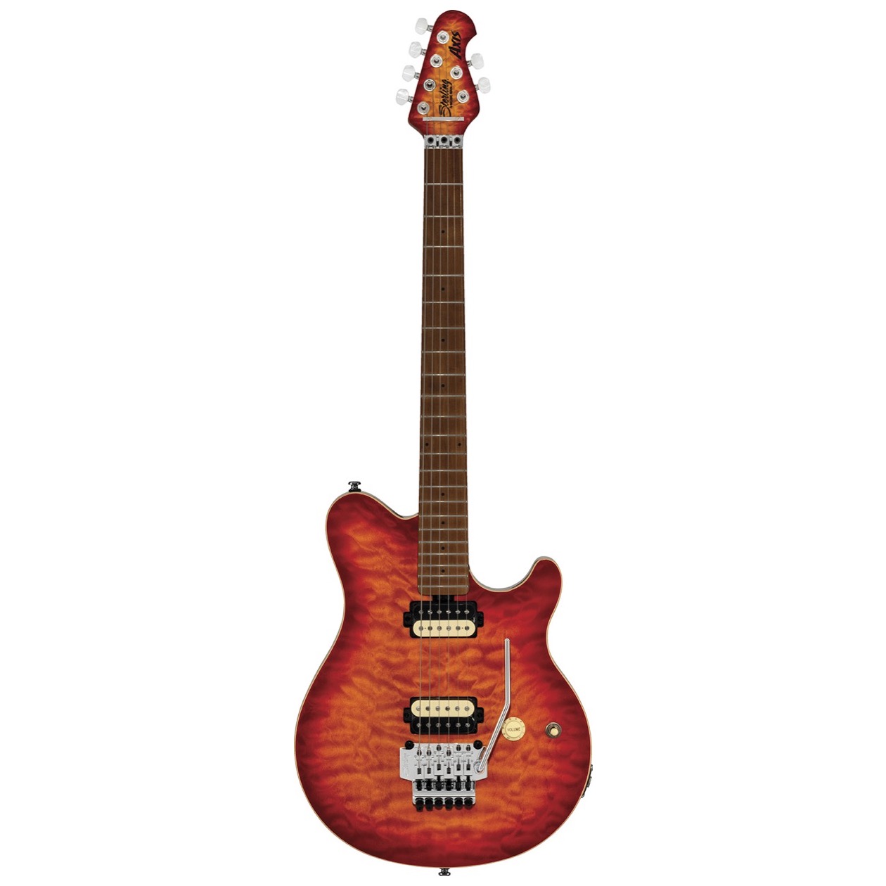 Sterling by Music Man Axis ST AX 50 QM LVB Lava Burst Elektrische Gitaar