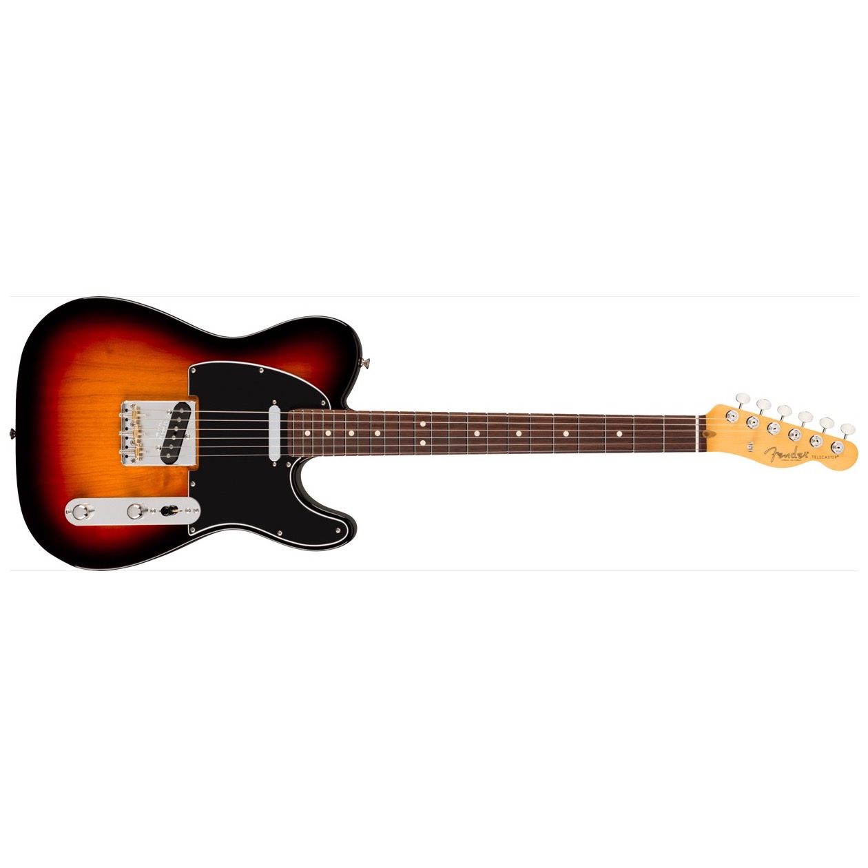 Fender American Professional Classic Telecaster, Rosewood Fingerboard, 3-Color Sunburst Model 0114960300 Inclusief Fender Deluxe Gigbag