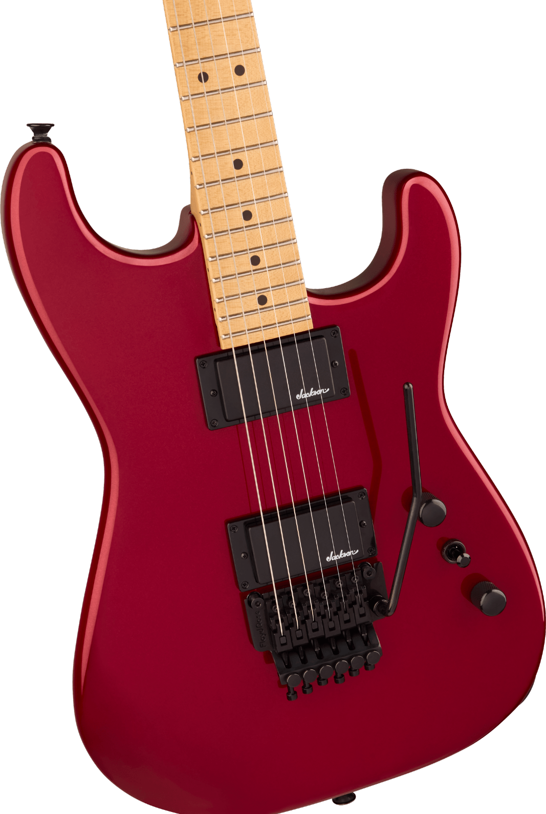 Jackson Pro Origins 1985 San Dimas SD1 HH FR, Maple Fingerboard, Candy Apple Red MIM Inclusief Jackson Gig Bag