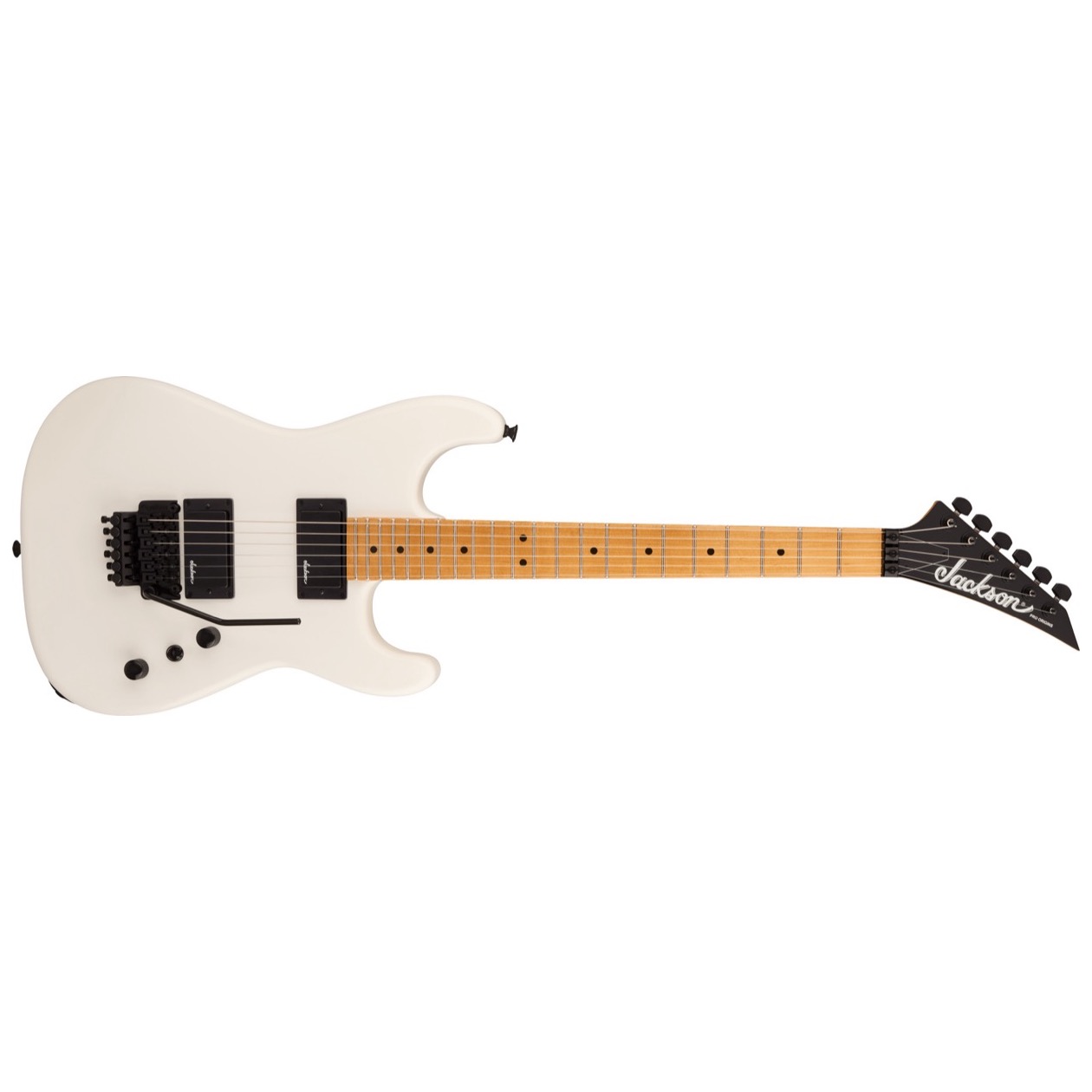 Jackson Pro Origins 1985 San Dimas SD1 HH FR, Maple Fingerboard, Snow White MIM Model 2910059576 Inclusief Jackson Gig Bag