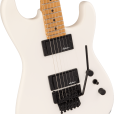 Jackson Pro Origins 1985 San Dimas SD1 HH FR, Maple Fingerboard, Snow White MIM Inclusief Jackson Gig Bag