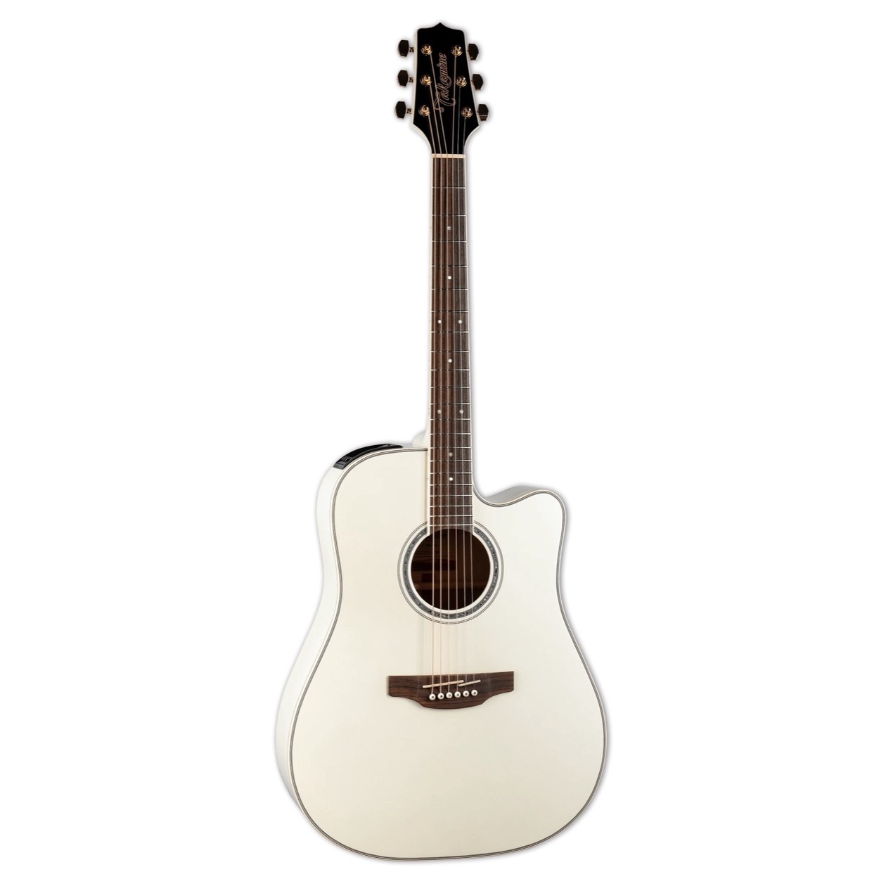 Takamine GD 37 CE PW / GD37 CE PW Gloss Pearl White Electro Western Gitaar, Inclusief GIG BAG !