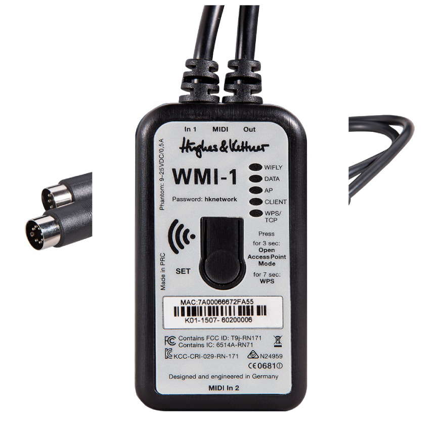 Hughes & Kettner WMI 1 / WMI-1 wireless MIDI guitar amp interface