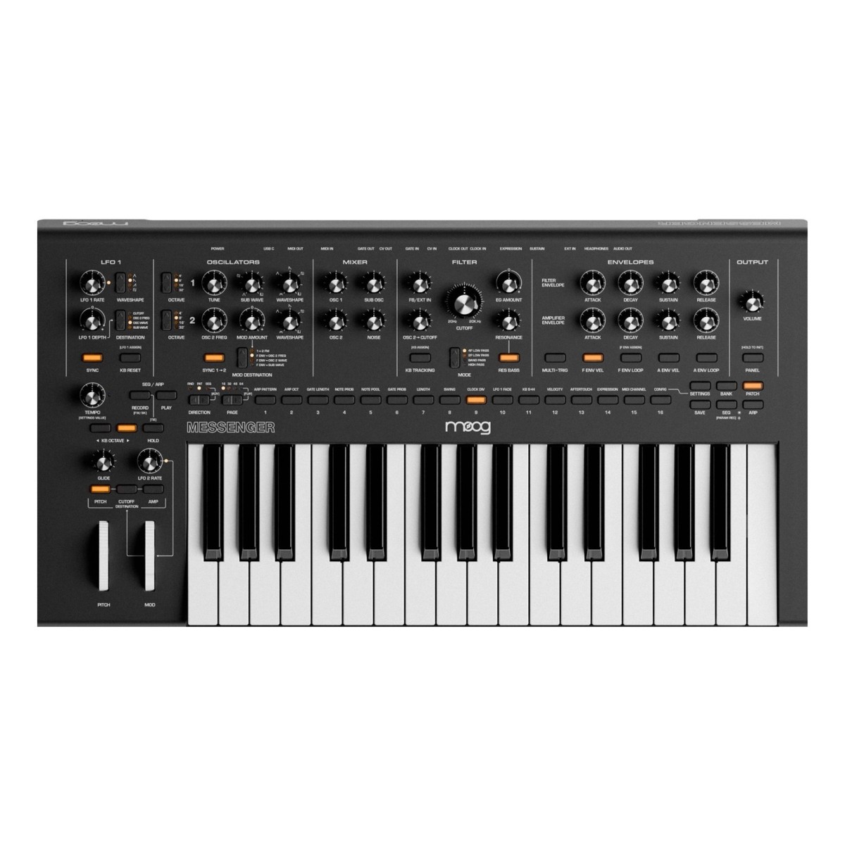 Moog Messenger A Monophonic Analog Keyboard Synthesizer