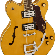 Gretsch G 2622T / G2622T Streamliner Center Block Double-Cut with Bigsby, Laurel Fingerboard, Broad’Tron BT-3S Pickups, Village Amber