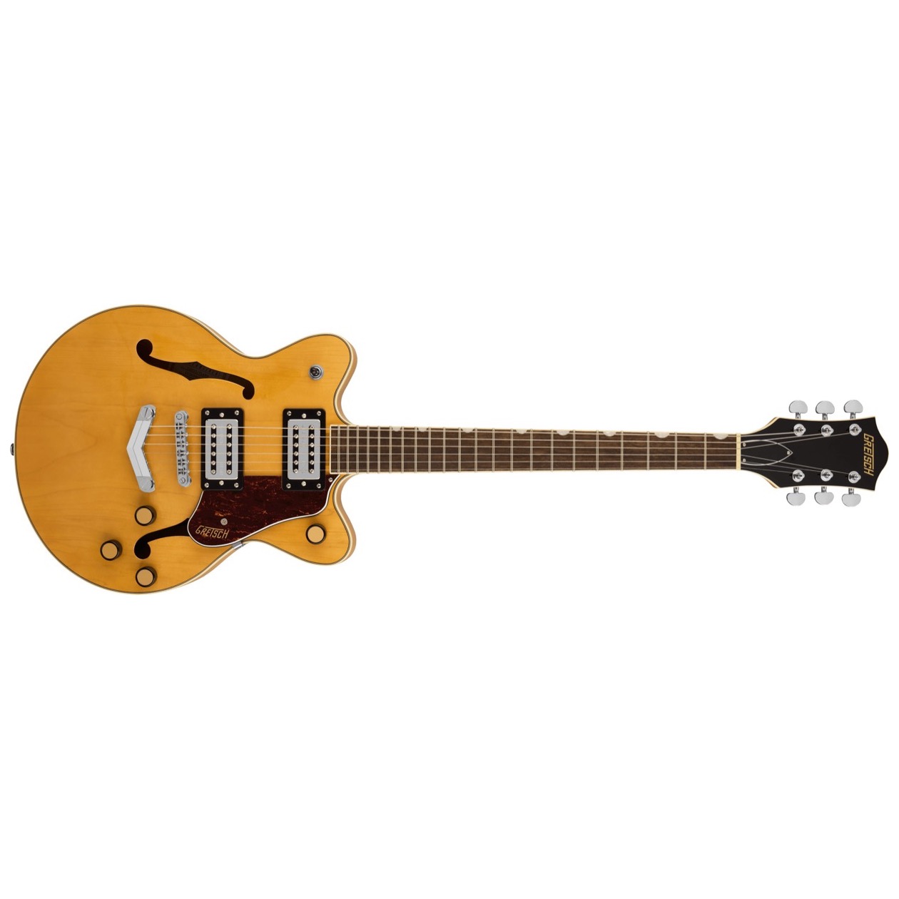 Gretsch G 2655 / G2655 Streamliner Center Block Jr. Double-Cut with V-Stoptail, Laurel Fingerboard, Broad’Tron BT-3S Pickups, Village Amber Model 2817100520