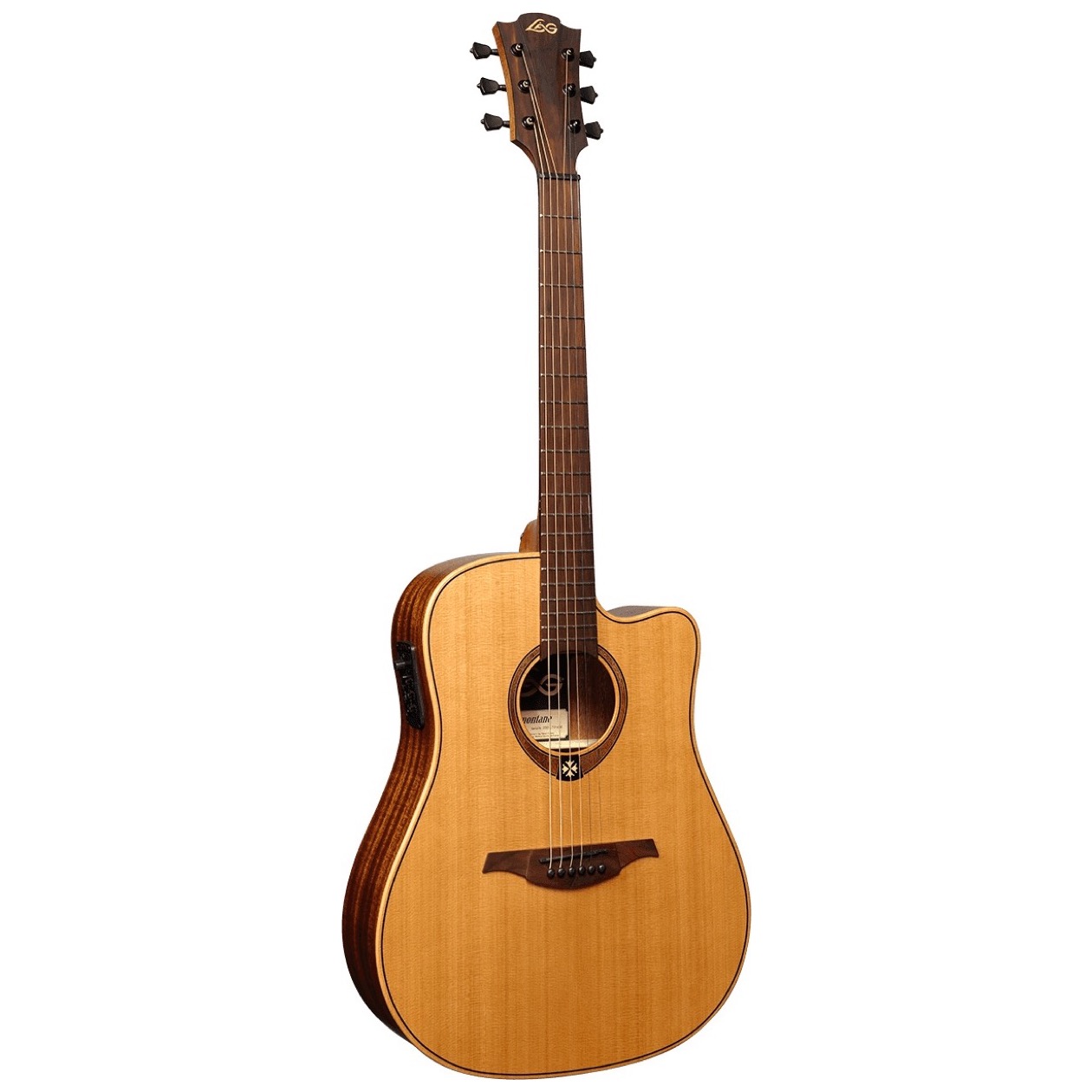 Lag Tramontane T 170 DCE / T170 DCE Dreadnought Cutaway Acoustic-Electric Natural Western Gitaar