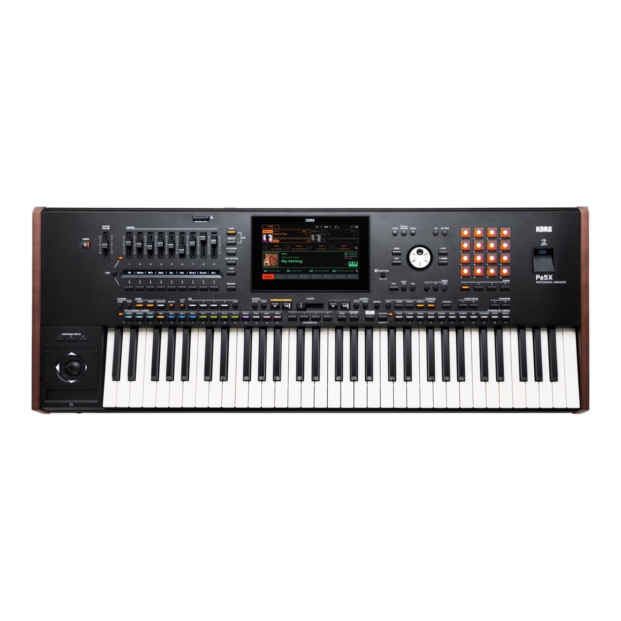 Korg PA 5 X International /PA5X Entertainer Keyboard, Pa5X International, 61 toetsen met Aftertouch