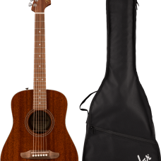 Fender California Standard Redondo Mini, Sapele Top, Natural Sapele Model 0974103121 Inclusief Fender Gig Bag