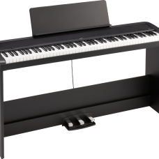 Korg B2+ SP BK / B2+SP BK Digitale Piano Zwart met USB-C Inclusief Onderstel en 3 pedalen 2 x 15 Watt