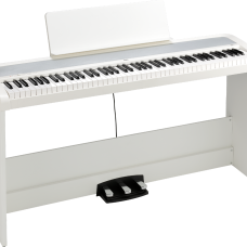 Korg B2+ SP BK / B2+SP BK Digitale Piano Wit met USB-C Inclusief Onderstel en 3 pedalen 2 x 15 Watt
