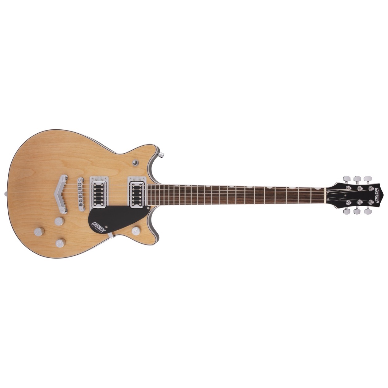 Gretsch G 5222 / G5222 Electromatic Double Jet BT with V-Stoptail, Laurel Fingerboard, Aged Natural Model 2509310521 Elektrische Gitaar