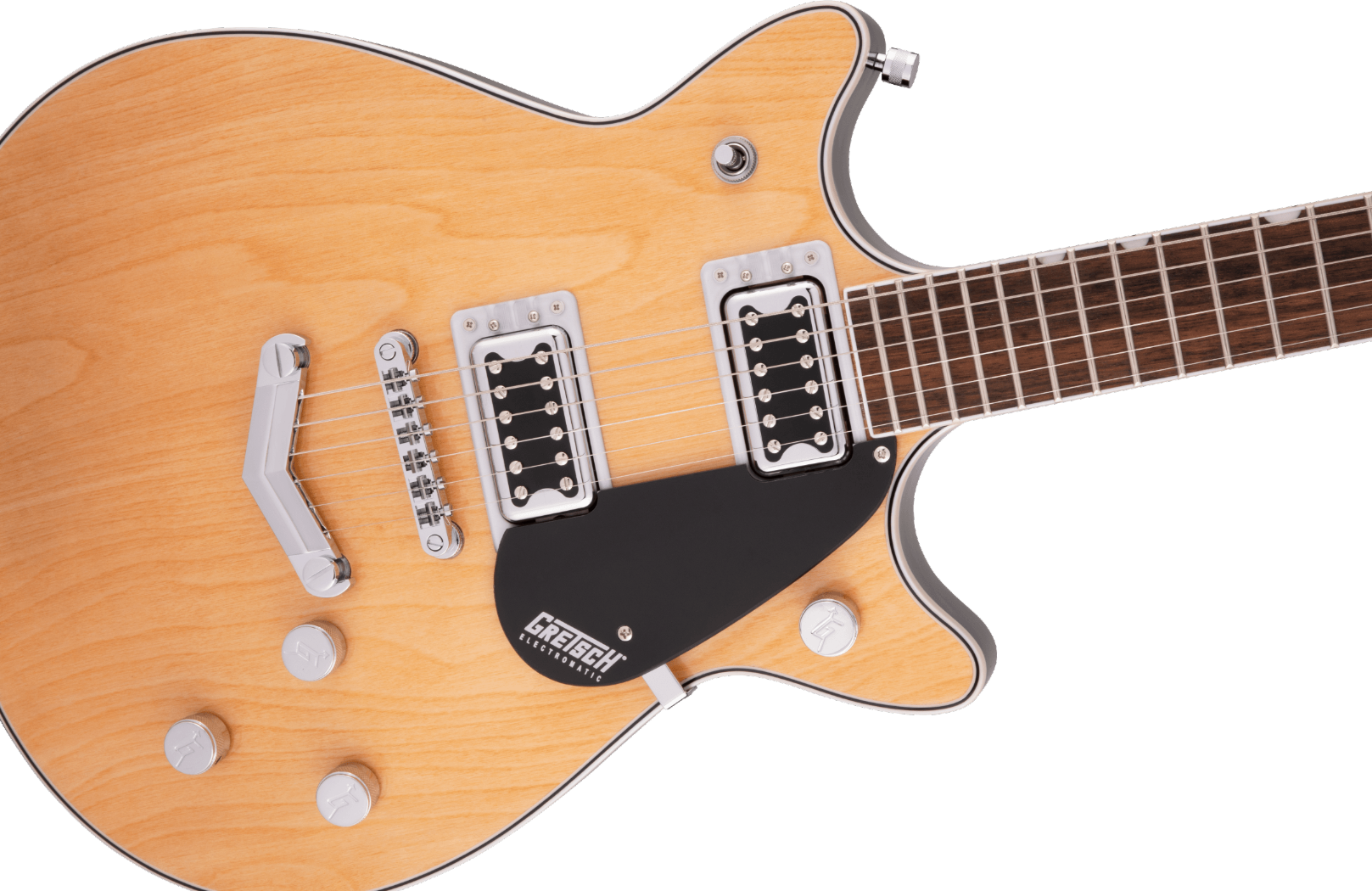 Gretsch G 5222 / G5222 Electromatic Double Jet BT with V-Stoptail, Laurel Fingerboard, Aged Natural Model 2509310521 Elektrische Gitaar