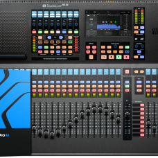 Presonus StudioLive Series III SE 32 Digital Console Mixer, 40-channel, 26-bus digital mixer with 33 motorized faders, a 64x64 USB Audio Interface, and Milan-certified AVB Audio Networking.