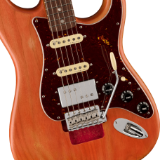 Fender Michael Landau Coma Stratocaster, Rosewood Fingerboard, Coma Red Model 0115610839 Inclusief Fender Case Vintage-Style Navy Blue with Brown Ends