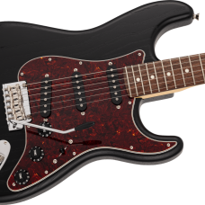 Fender Made in Japan Limited Stratocaster, Raw Ash, Rosewood Fingerboard, Black Model 5312500306 Inclusief Luxe Fender Gig Bag EENMALIGE AANBIEDING