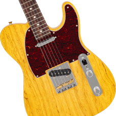 Fender Made in Japan Limited Telecaster, Raw Ash, Rosewood Fingerboard, Vintage Natural Model 5312400307 Inclusief Fender Gig Bag