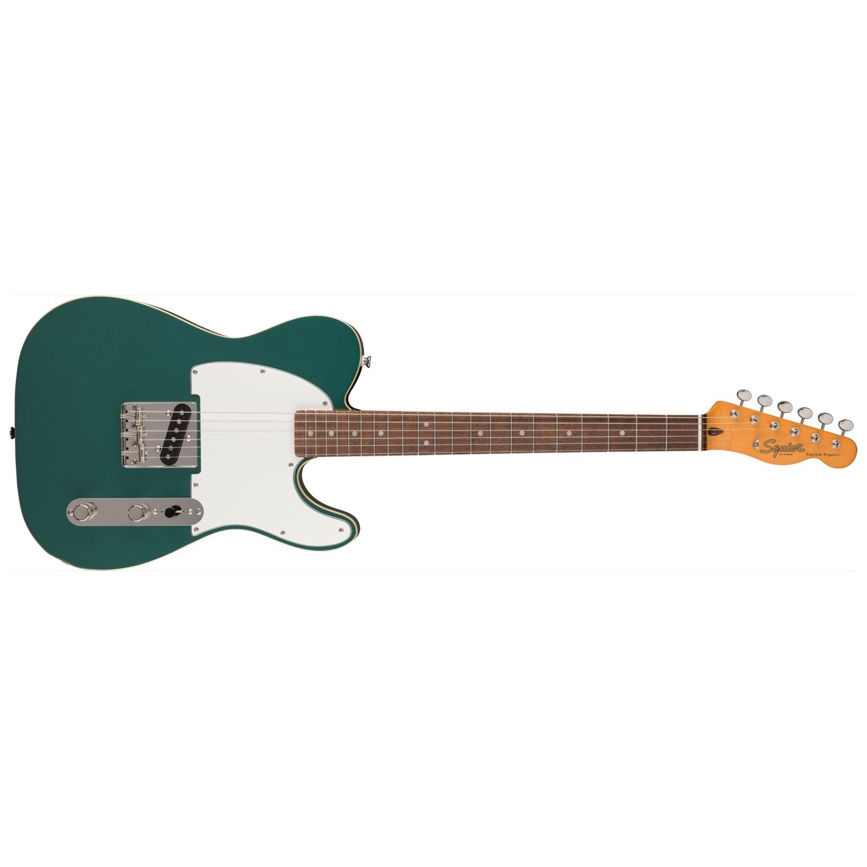 Squier Classic Vibe Custom Esquire, Laurel Fingerboard, Parchment Pickguard, Sherwood Green Model 0374043546