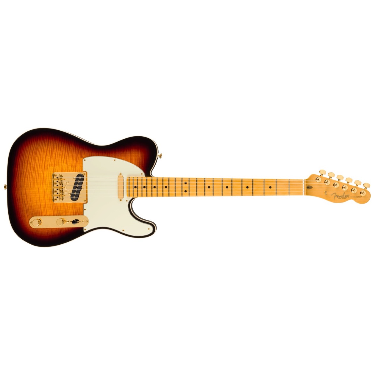 Fender 75th Anniversary American Professional Custom Telecaster, Maple Fingerboard, 2-Color Sunburst Model 0171022703 Inclusief Fender Deluxe Molded Case