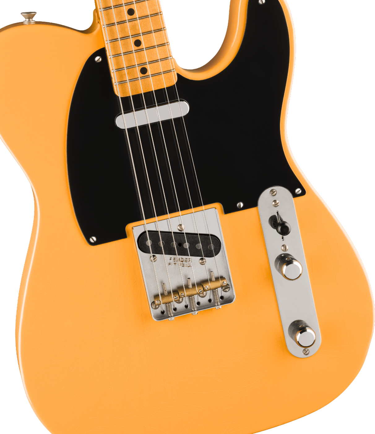 Fender 75th Anniversary Vintera Road Worn 1951 Telecaster, Maple Fingerboard, Butterscotch Blonde Model 0140122750 Inclusief Fender Tweed Case